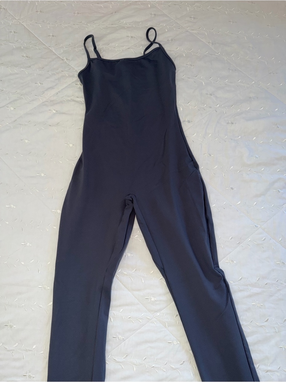 GARAGE grey jumpsuit with low back